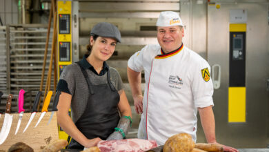 Erdachten Pairings von Fleisch & Brot: Katharina Endraß-Lacher und Patrick Zimmer. © Ingo Hilger