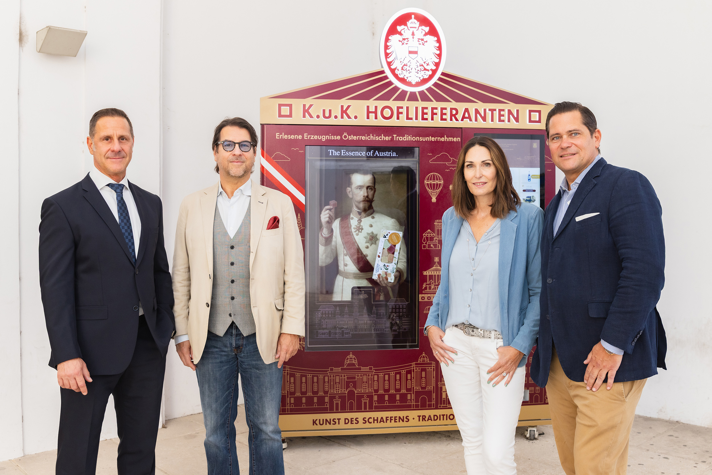 Von links: Hans Langenbach, Alexander Mantz, Sabine und David Broscheit. © Robin Consult, Fellner