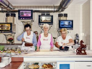 Die Backomas von der Cafe-Konditorei „Vollpension” in der Wiener Schleifmühlgasse, erhoben die Mehlspeisstudie mit. © Mark Glassner 