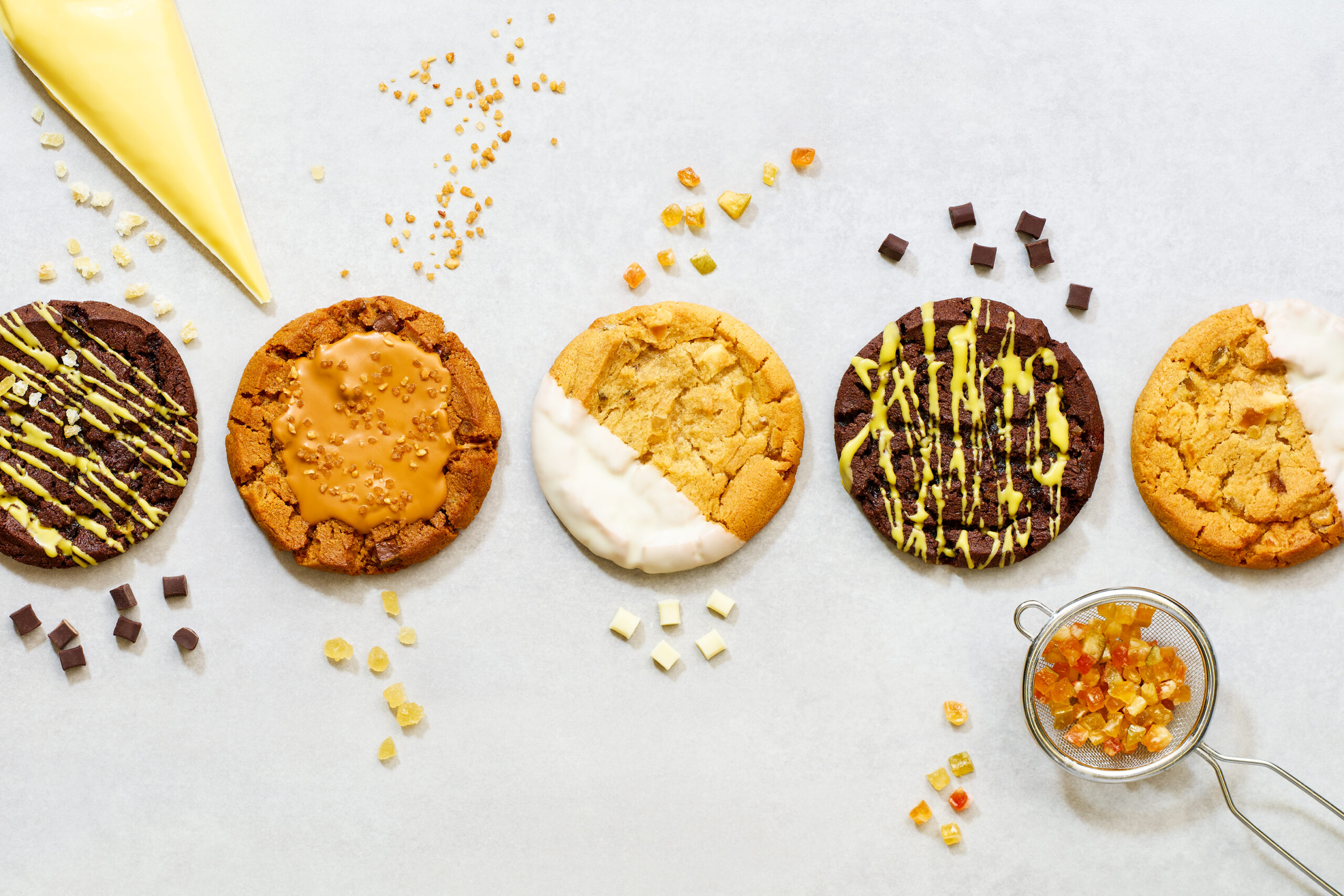 Weihnachtlich: Zuckerreduzierte Cookies mit kandierten Früchten. © Newhouse Photography