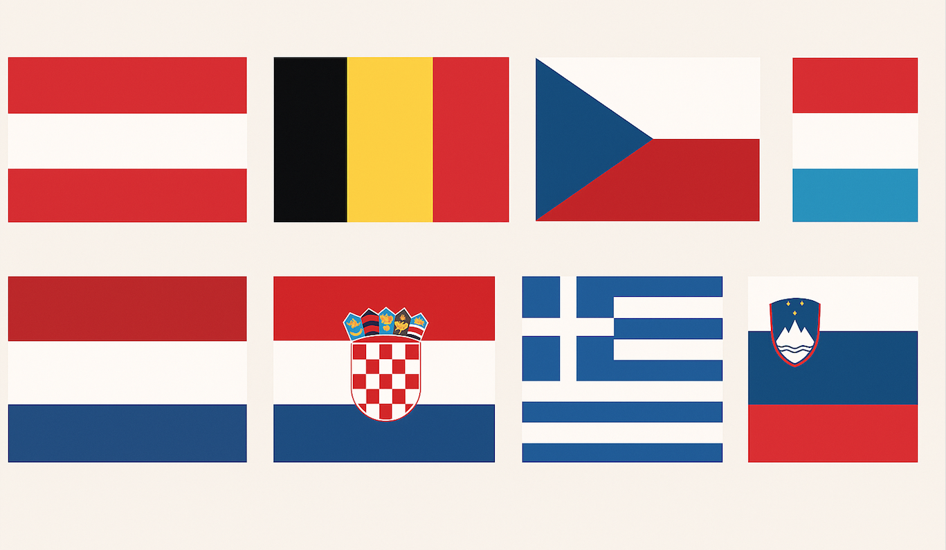Allianz für einen fairen Binnenhandel: Österreich, Belgien, Tschechien, Luxemburg, den Niederlanden, Kroatien, Griechenland und Slowenien. © Illustration KI generiert