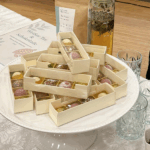 Projekt von Theresa Grojer-Rupacher: Harmonie von Tee und Schokolade – ein sensorisches Pairing-Konzept mit feinen Geschmackskompositionen. © LMAk