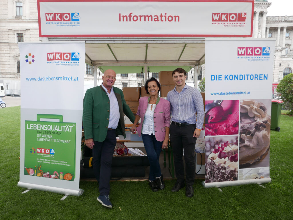 Wer Fragen zum Wiener Lebensmittelhandel & Lebensmittelgewerbe hatte, war am Informationsstand richtig. © ÖSF / Pöhlmann