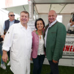LIM-Stv. Horst Stierschneider, SOB Margarete Gumprecht und GF Dr. Klaus Puza (v. l.) freuten sich über den gelungenen Auftritt des Wiener Lebensmittelgewerbes und des Handels. © ÖSF / Pöhlmann
