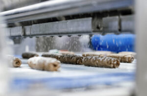 Mit der WP Multiroll wird Kleingebäck in den verschiedensten Formen und Grammaturen von 40 bis 120 g produziert. Das Kleingebäck wird in der Anlage automatisch bestreut. © VIA STUDIOS SHA