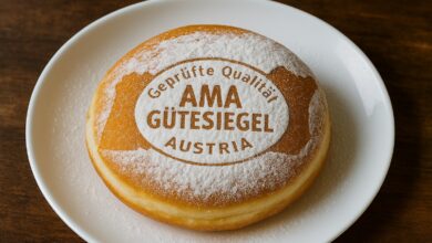 Krapfen mit dem AMA-Gütesiegel. © AMA-Marketing