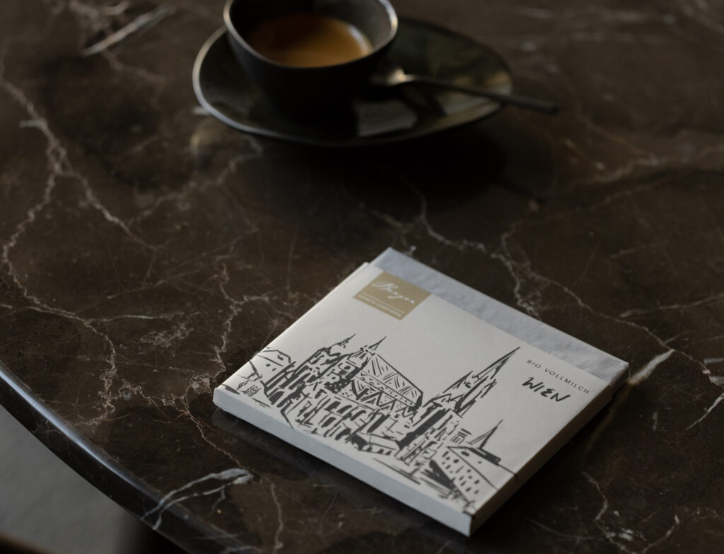 Die Stephansdom-Schokolade wurde bei Berger eigens für Wien kreiert. © Berger Feinste Confiserie