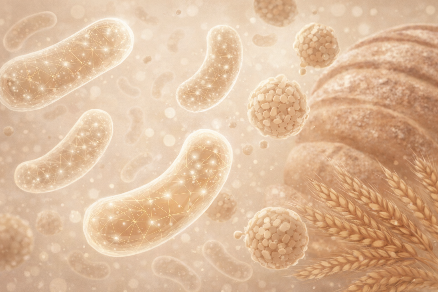 Die neuen Studien zur molekularen Wirkung der Fermentation markieren einen wichtigen Schritt für die Backwarenforschung. © Illustration KI generiert