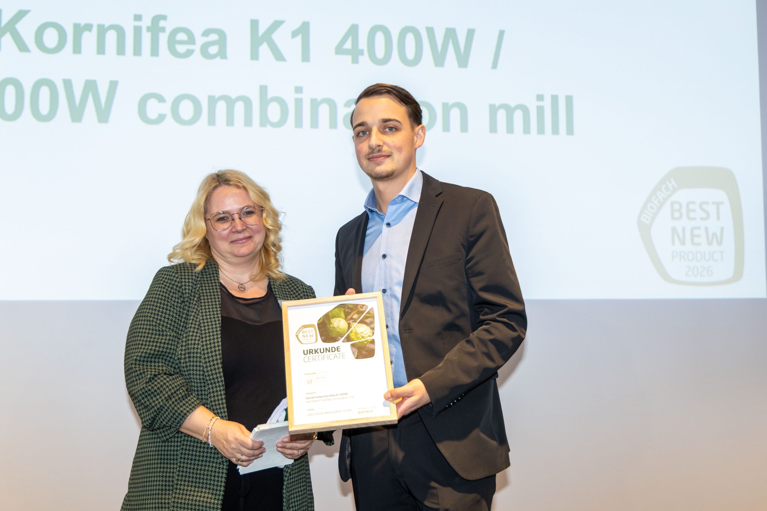 Tiroler Kombimühle gewinnt BIOFACH Award
