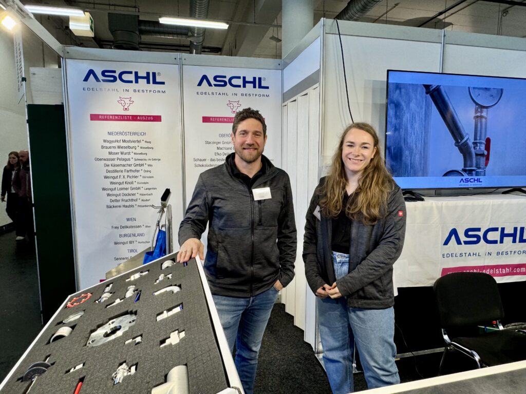 Das erste Mal in Wieselburg: Mario Kokot von der 1A Edelstahl aus Pichl. © ÖBKZ/Braune