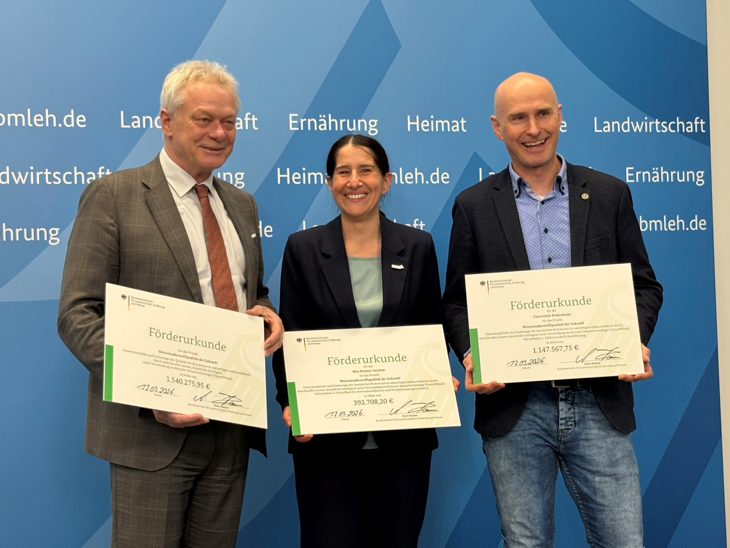 Neues Forschungsprojekt für klimafreundlichen Weizen