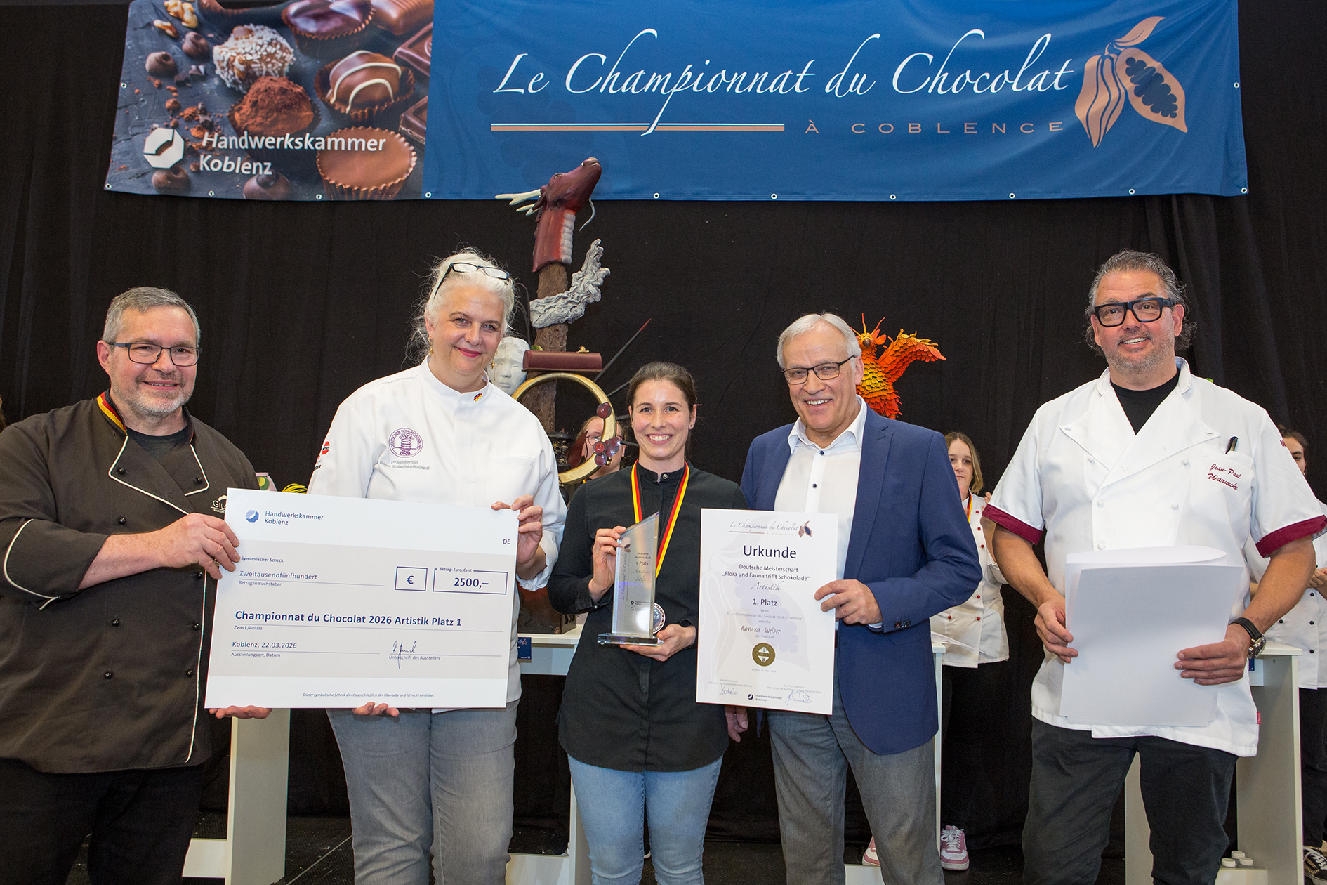 Goldenes Niveau: Deutsche Meisterschaft der Chocolatiers begeistert in Koblenz