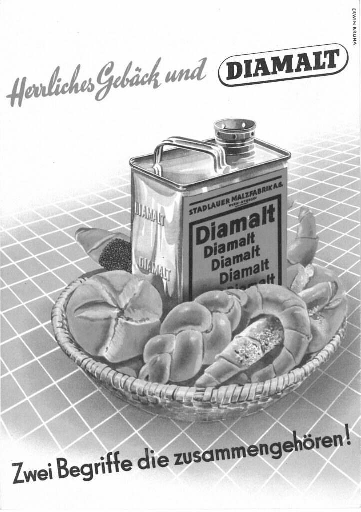 Die frühe Werbung war einfach eine Zeichnung - trotzdem sehr wirkungsvoll. © STAMAG