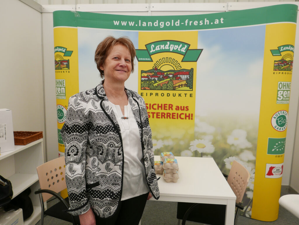 Wer alles rund um frische Eiprodukte wissen wollte, war am Stand von Landgold richtig. © Beigestellt