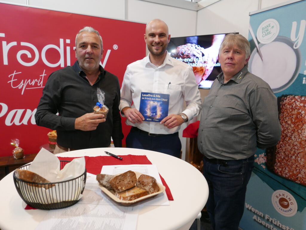 Panettone, gekochter Sauerteig und Yoatie für feines Joghurt-Hafergebäck waren die Schwerpunkte am Stand von Lesaffre.© Beigestellt