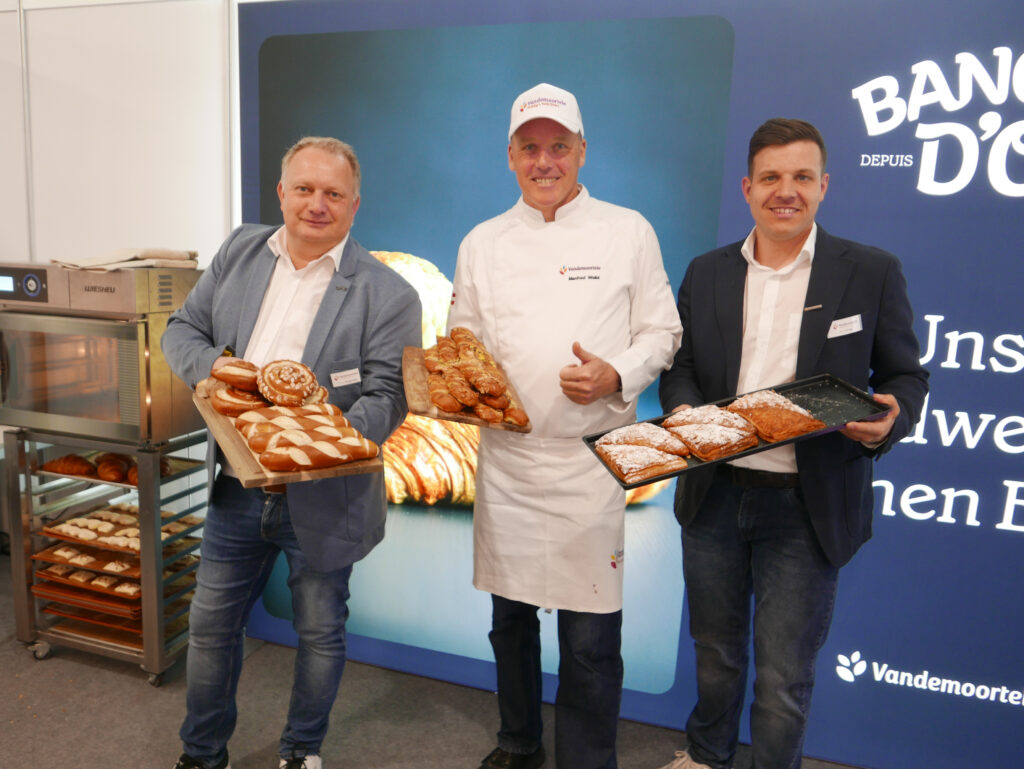 Am Stand von Vandemoortele gab es eine Fülle an Backwaren zum Verkosten. Neu im Sortiment ist der Paprikastrudel und der Minikanadier. © Beigestellt