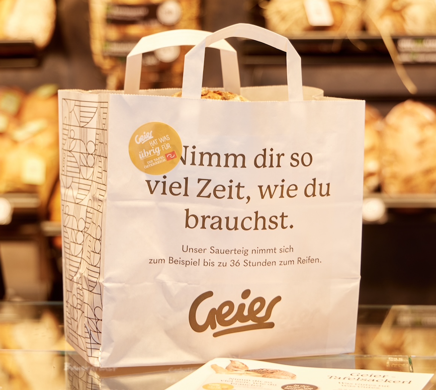 Geier gewinnt Green Marketing Award 2026 für nachhaltiges Tafelsackerl
