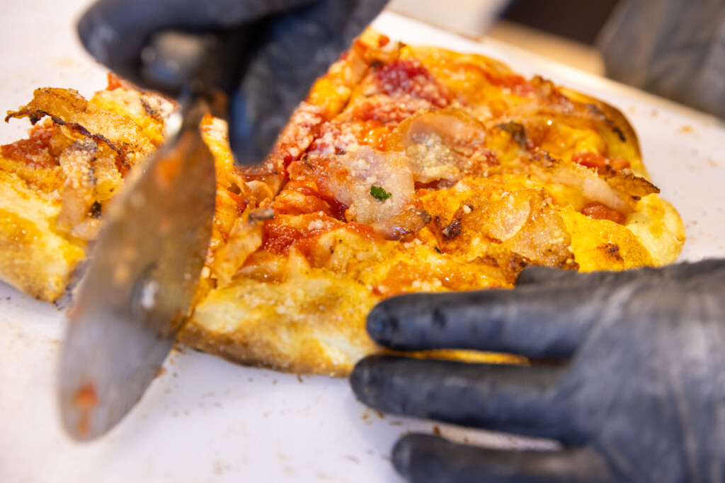 In der Pizza Area werden moderne Techniken der Teigführung, lange Reifezeiten und backtechnische Feinheiten näher beleuchtet und ihre Vorteile erklärt. © Frank Eppler / Messe Stuttgart