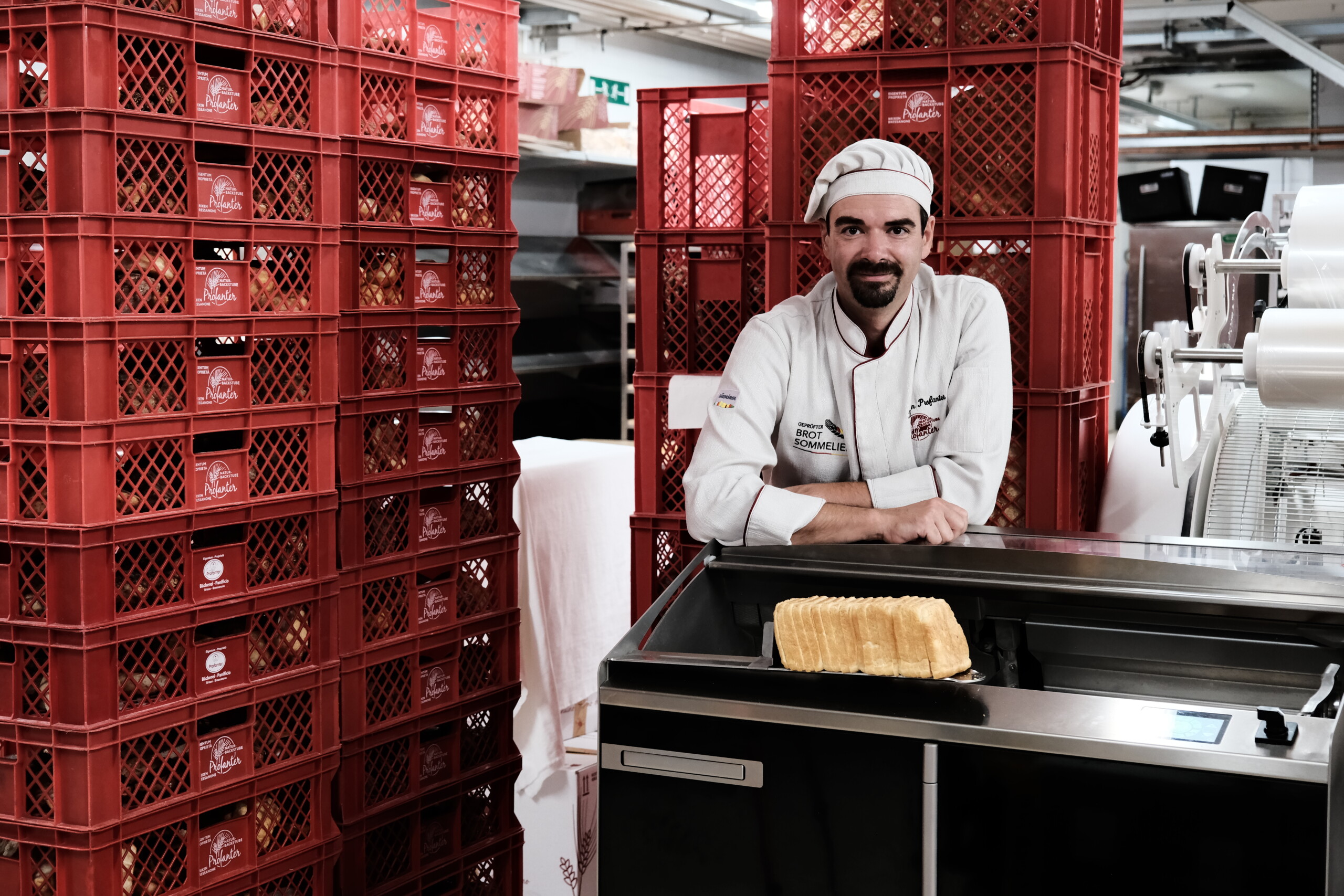 Brotschneiden belebt den Brotverkauf